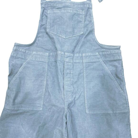 Aerie Light Blue Corduroy Overalls Size XL - Picture 3 of 5